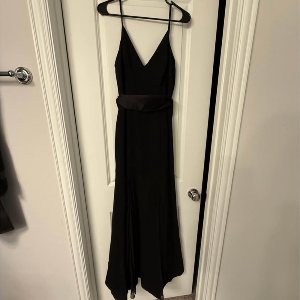 Vera Wang Black Asymmetrical Dress